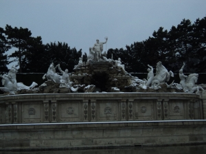 The main fountain